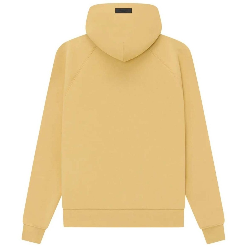 Fear of God Essentials Light Tuscan Hoodie Size Large Pullover Logo NWT